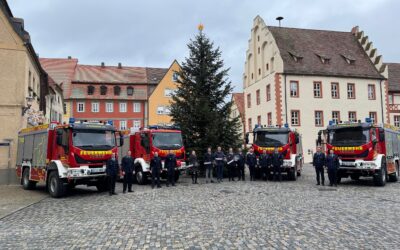 Landkreis Schweinfurt stärkt überörtlichen Brandschutz: Neue Fahrzeuge für die Feuerwehren
