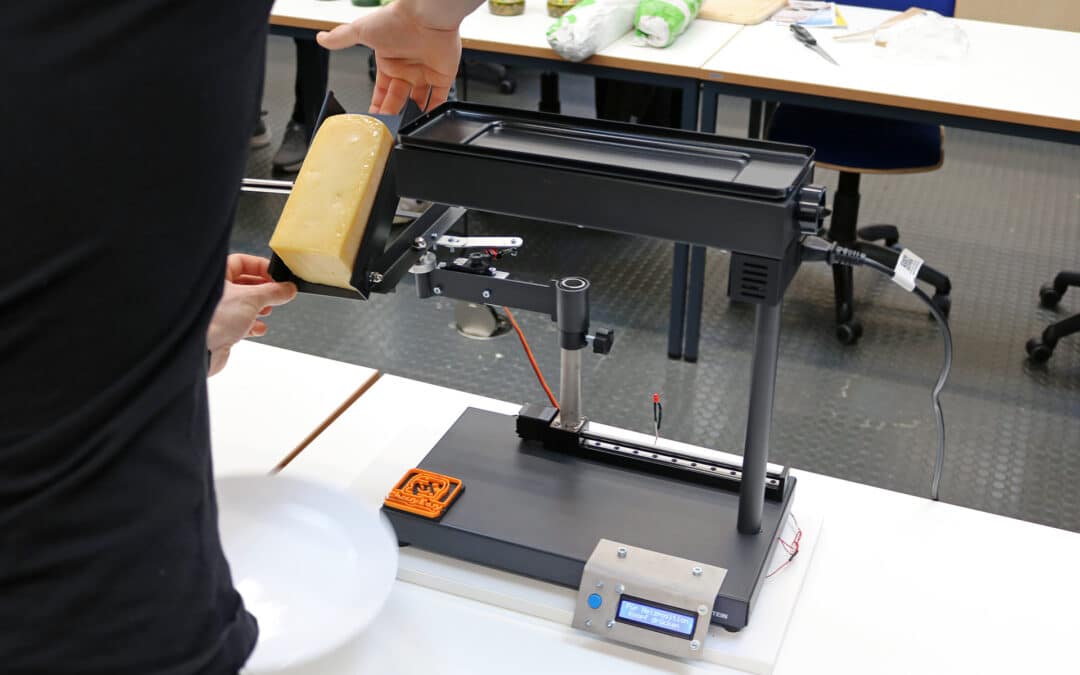 Automatisierter Raclette-Grille: das Einmaleins der Produktentwicklung schon während des Studiums lernen