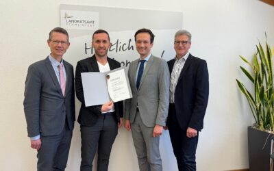 Florian Riegel, neuer Leiter im gemeinsamen Medienzentrum von Stadt und Landkreis Schweinfurt