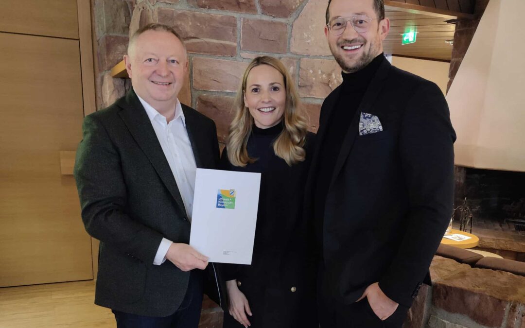 Auszeichnung für Kunzmann’s Hotel im Rahmen des Umwelt- und Klimapakts Bayern