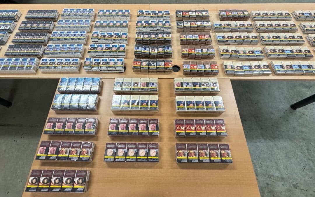 Dem Zoll ins Netz gegangen – 11.600 Stück unversteuerte Zigaretten aus dem Verkehr gezogen