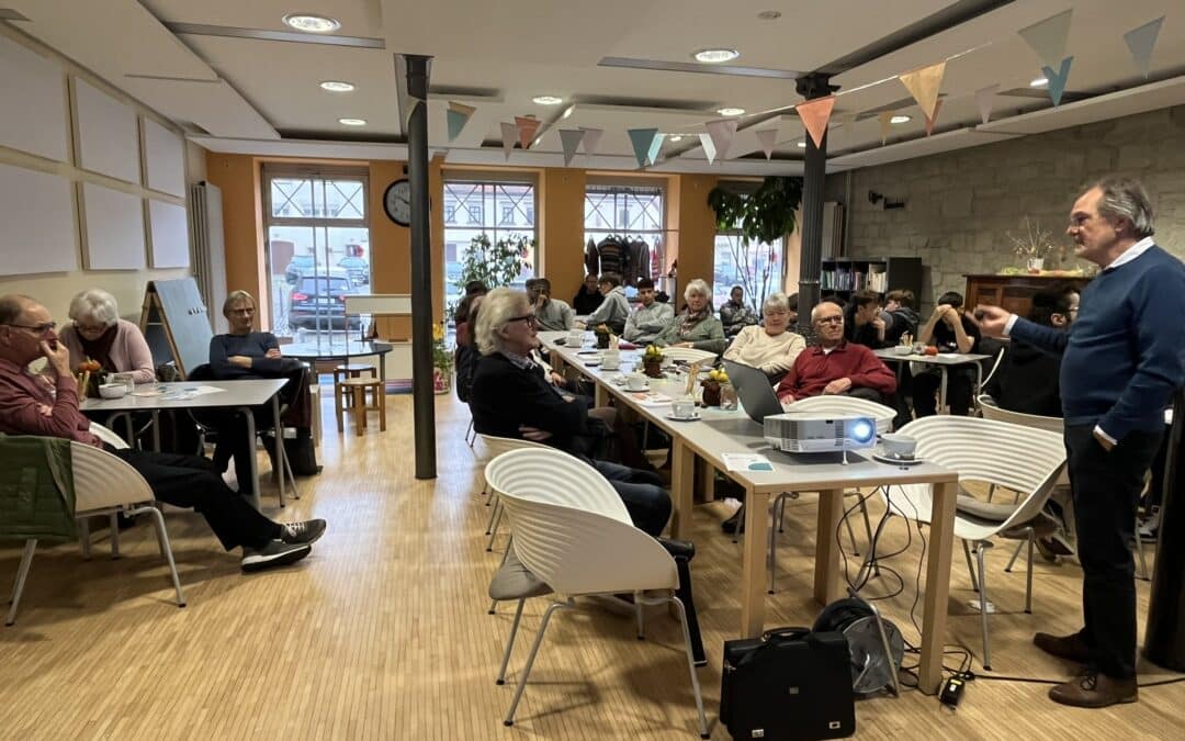 „Digital-Café – MITeinander digital“  am Freitag, den 14. März 2025 von 10.00 bis 12.00 Uhr im Stadtlabor der Stadt Haßfurt