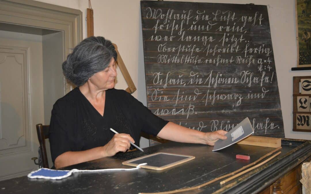 Unterricht mit dem Schulfräulein