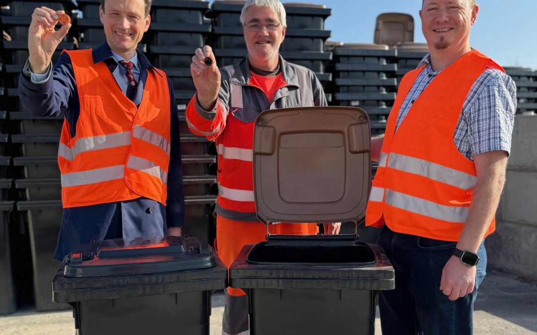 Mülltonnen im Landkreis Schweinfurt werden mit neuem Elektro-Chip ausgestattet