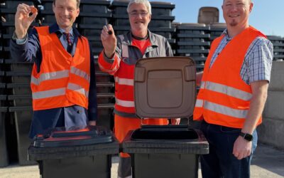 Mülltonnen im Landkreis Schweinfurt werden mit neuem Elektro-Chip ausgestattet