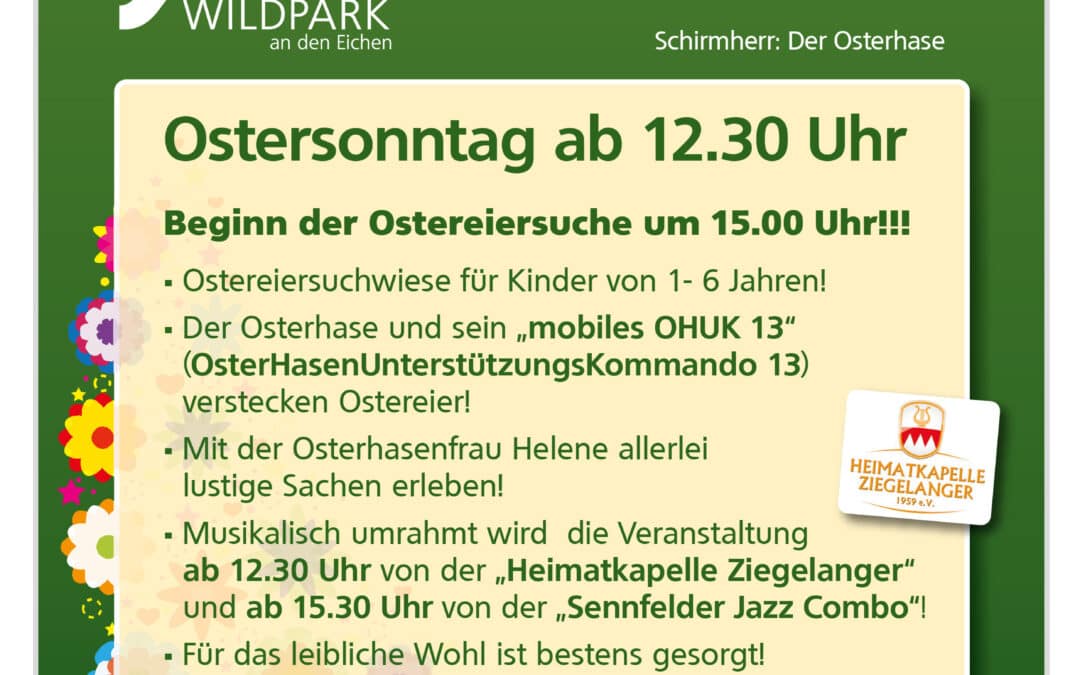Ostereiersuche im Wildpark