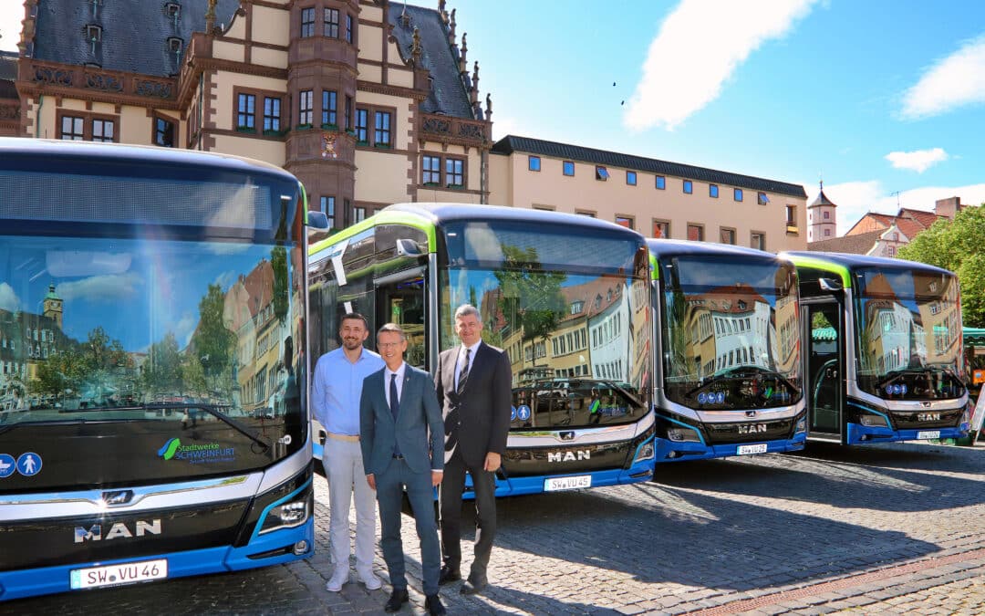 E-Bus-Offensive der Stadtwerke Schweinfurt geht in die nächste Runde