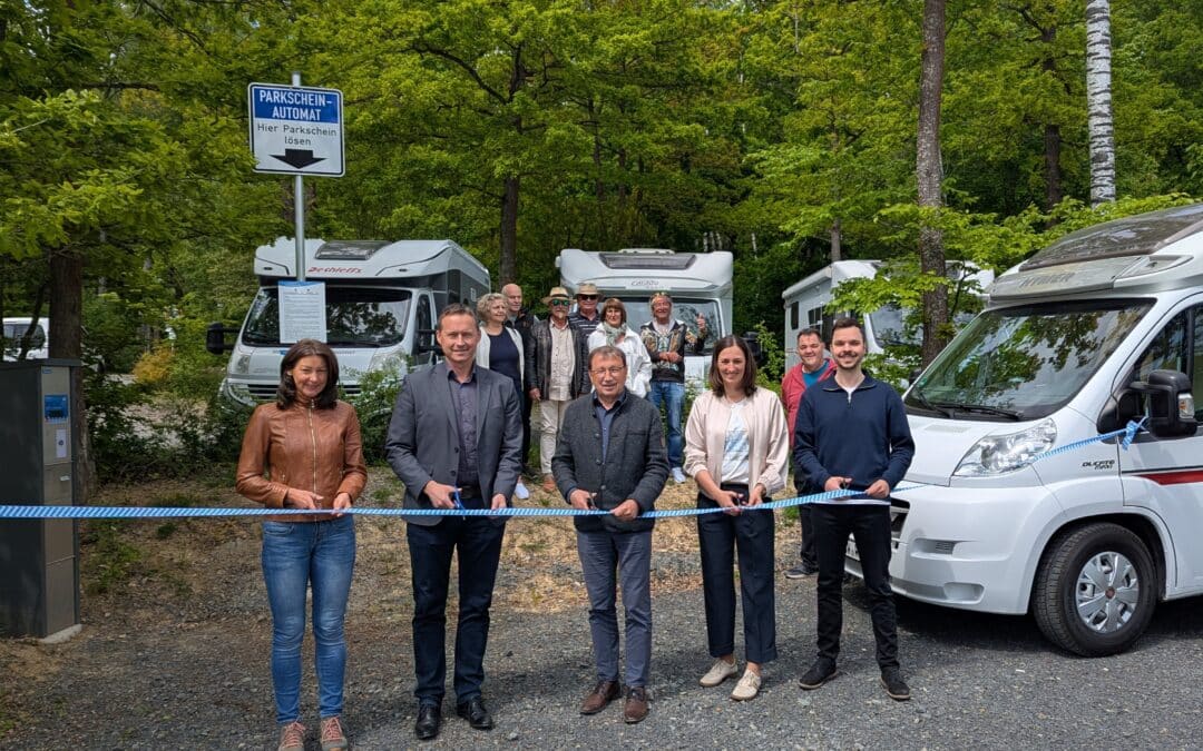 Eröffnung Regiostellplatz am Ellertshäuser See  – 16 neue Stellplätze für Wohnmobile geschaffen