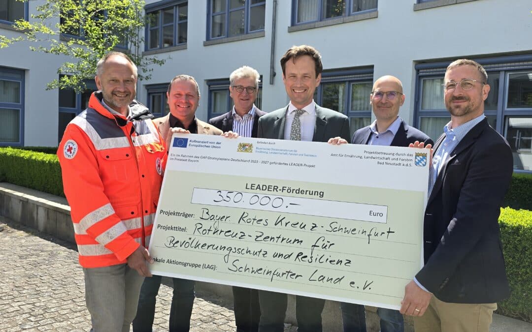 Investition in Bevölkerungsschutz: LEADER-Fördermittel für das Rotkreuz-Zentrum