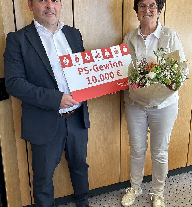 Glücksfall in Werneck: 10.000 Euro beim PS-Sparen gewonnen