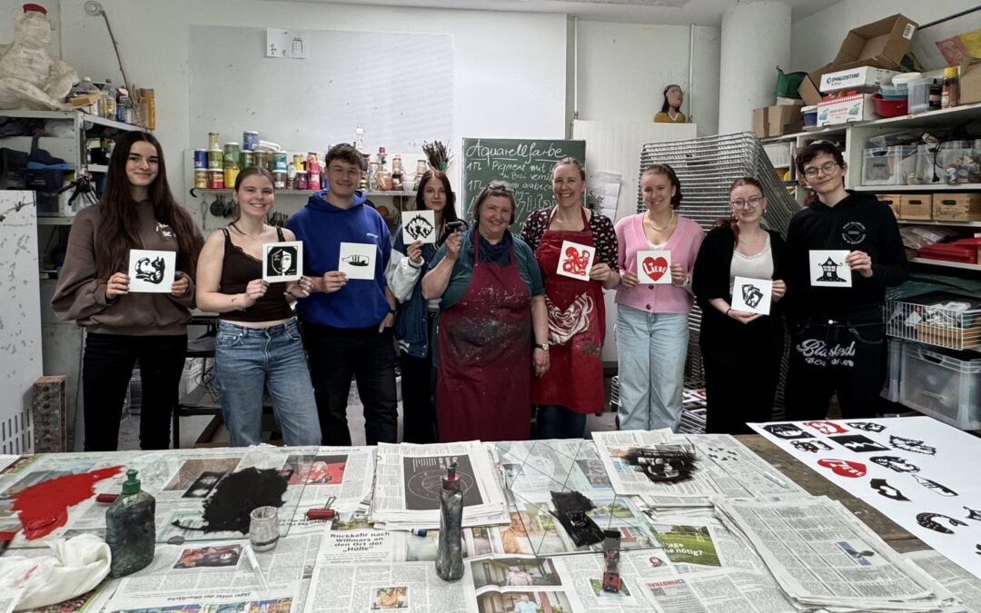 Projekt „Kunst setzt Zeichen“ mit Jannina Hector fasziniert