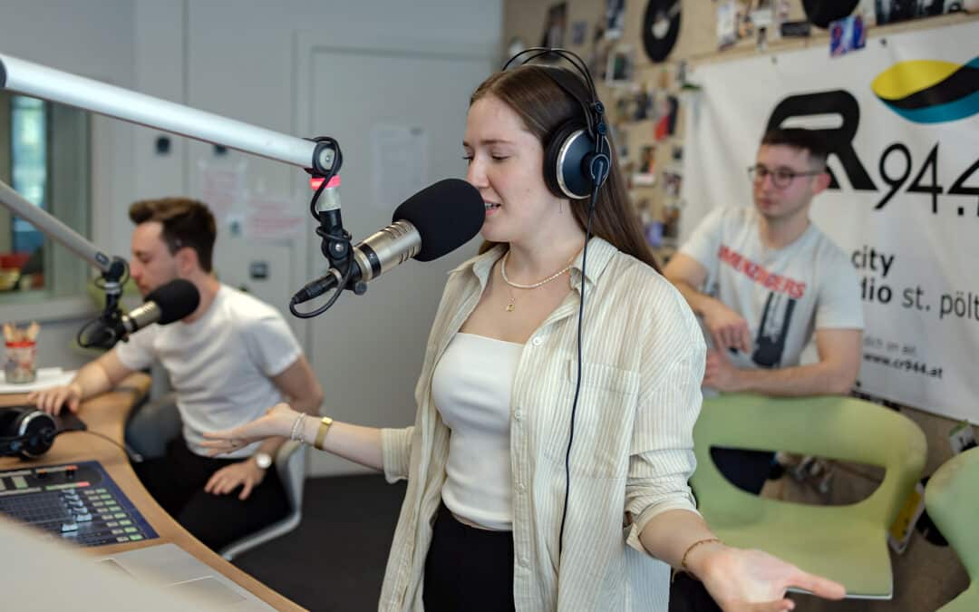 Exkursion zu den International Radio Days nach St. Pölten in Österreich