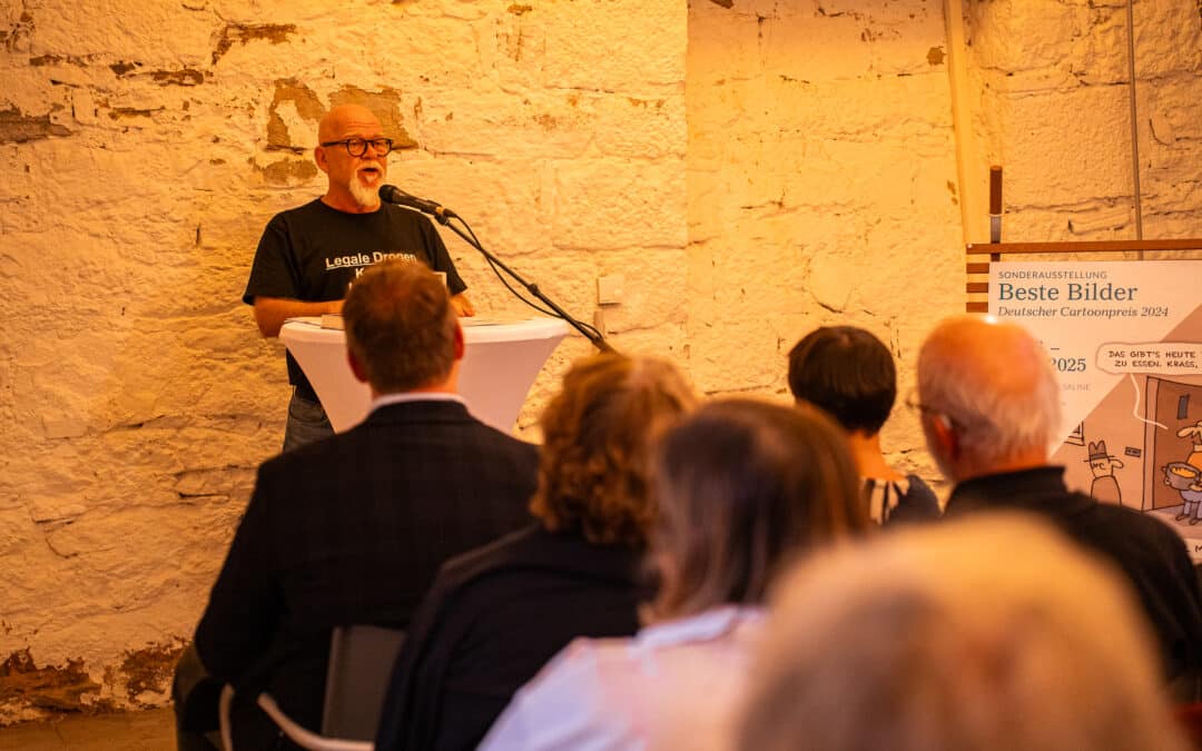 BestE Bilder – Deutscher Cartoonspreis 2024  Sonderausstellung im Museum Obere Saline