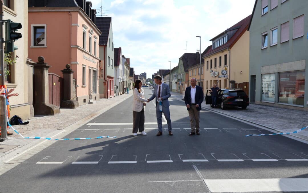 Hauptstraße in Oberndorf offiziell wieder freigegeben