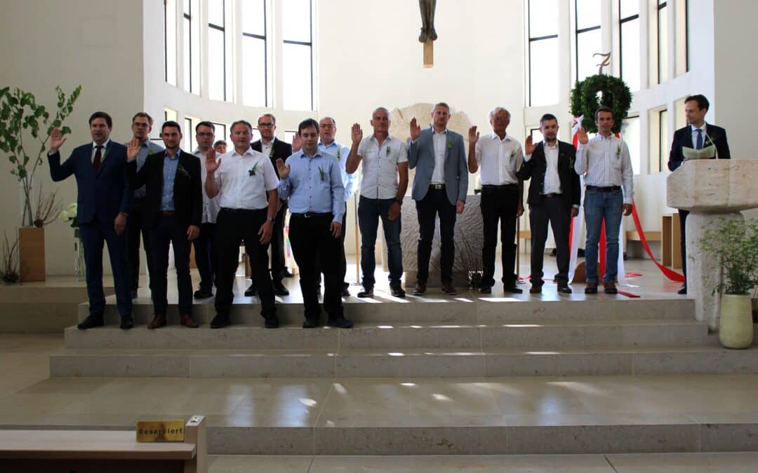 Neue Feldgeschworene und Ehrungen bei den Siebenerfesten 2025 im Landkreis Schweinfurt