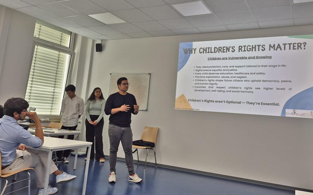 Kinderrechte: Internationale THWS-Studierende gestalten Projekttag an Schweinfurter Schule