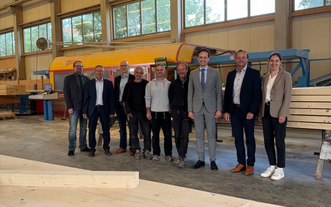 Zu Besuch bei der Zimmerei Poppenhausen