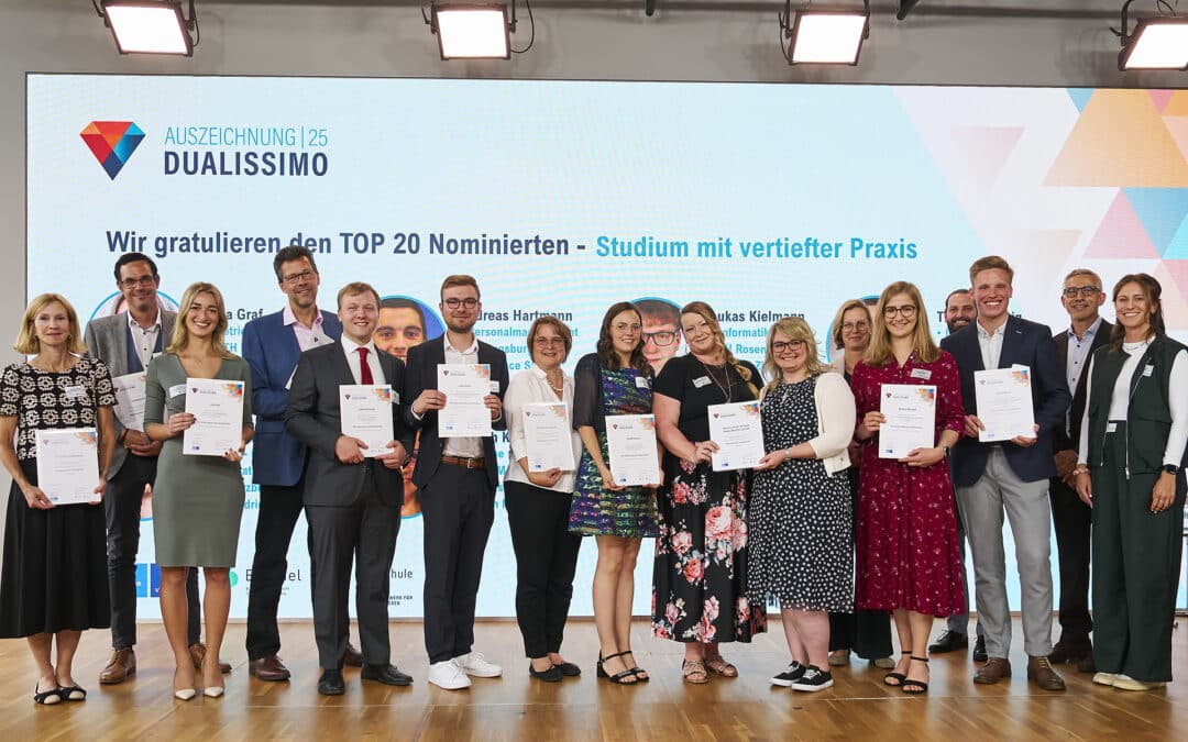 THWS-Absolvent Lukas Kinne unter den Top-20-Nominierten bei der „Dualissimo“-Preisverleihung