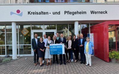 Millionenzuwendung des Freistaats für das Kreisalten- und Pflegeheim in Werneck