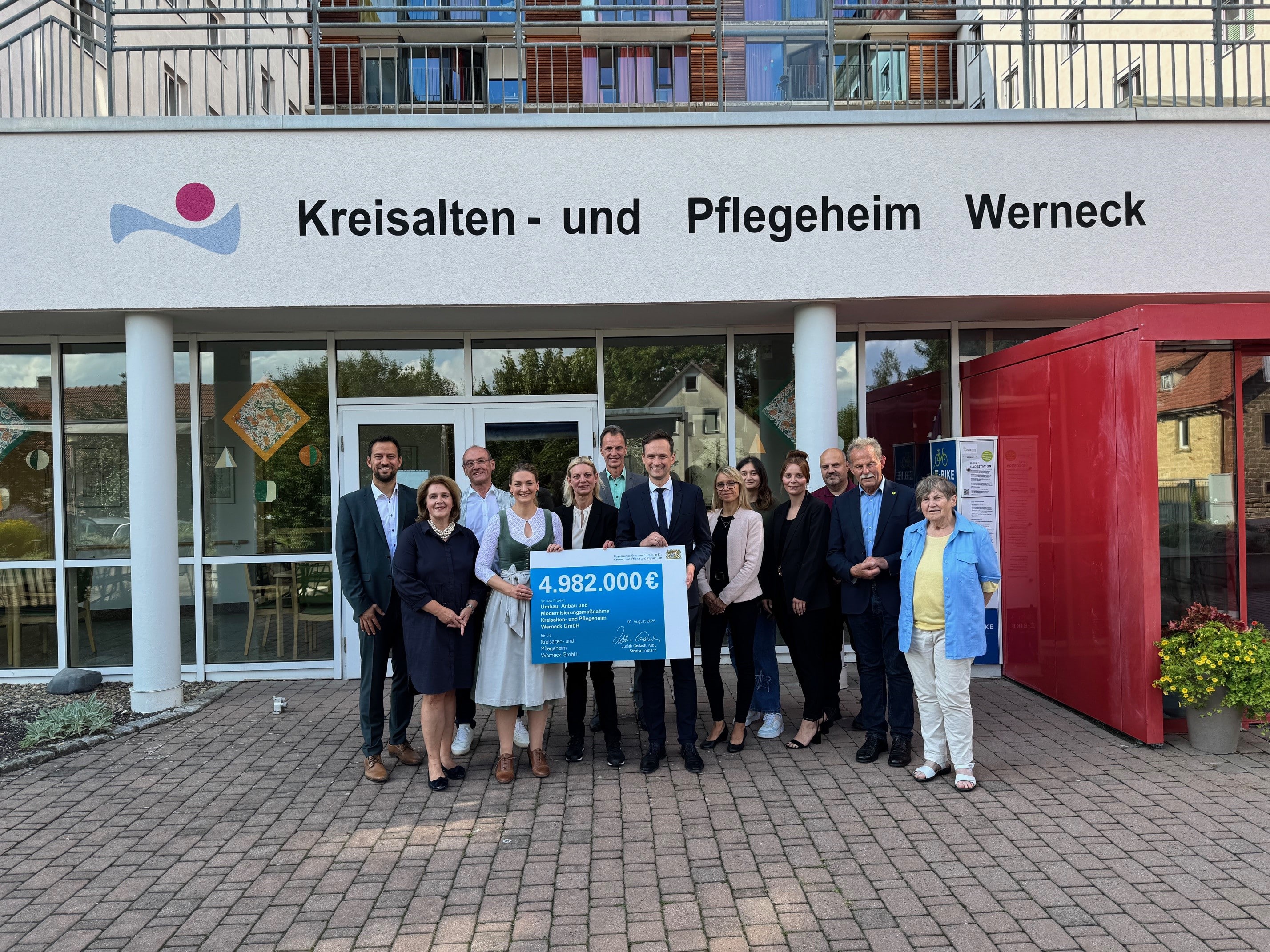 Förderbescheid Gruppe KAPH Werneck_Foto Lösch