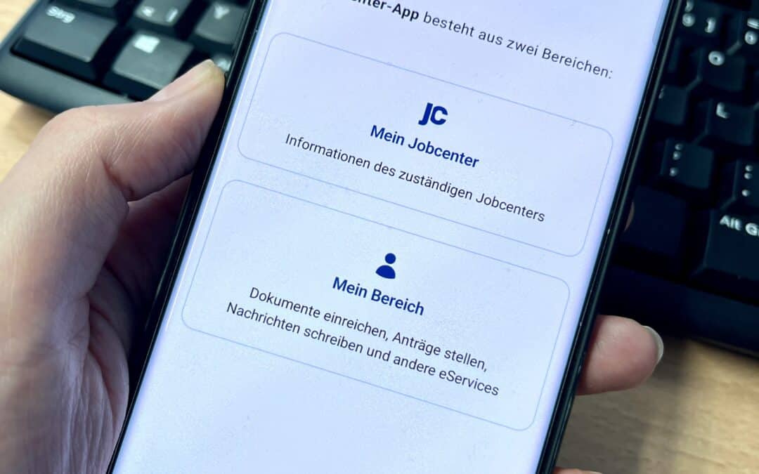 Online Beratungstermine vereinbaren – Jobcenter bietet digitale Kontaktmöglichkeiten über App an