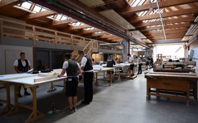 Inbetriebnahme nach Umbau –  Moderne Werkstatt für die Zimmerer-Ausbildung