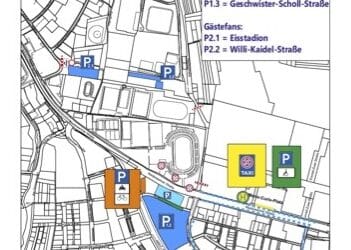 Kostenloses Parken auf dem Volksfestplatz am Spieltag FC Schweinfurt 05 – SV Wehen Wiesbaden