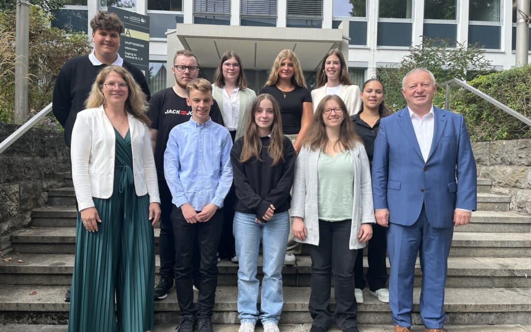 Begrüßung der neuen Auszubildenden im Landratsamt Bad Kissingen