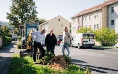 21 neue Baumpflanzungen in der Vernonstraße