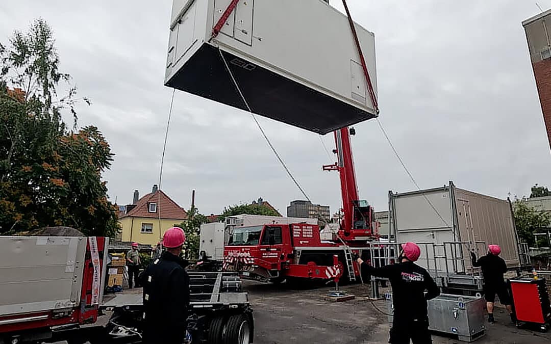Telekom probt Katastrophenfall in Schweinfurt