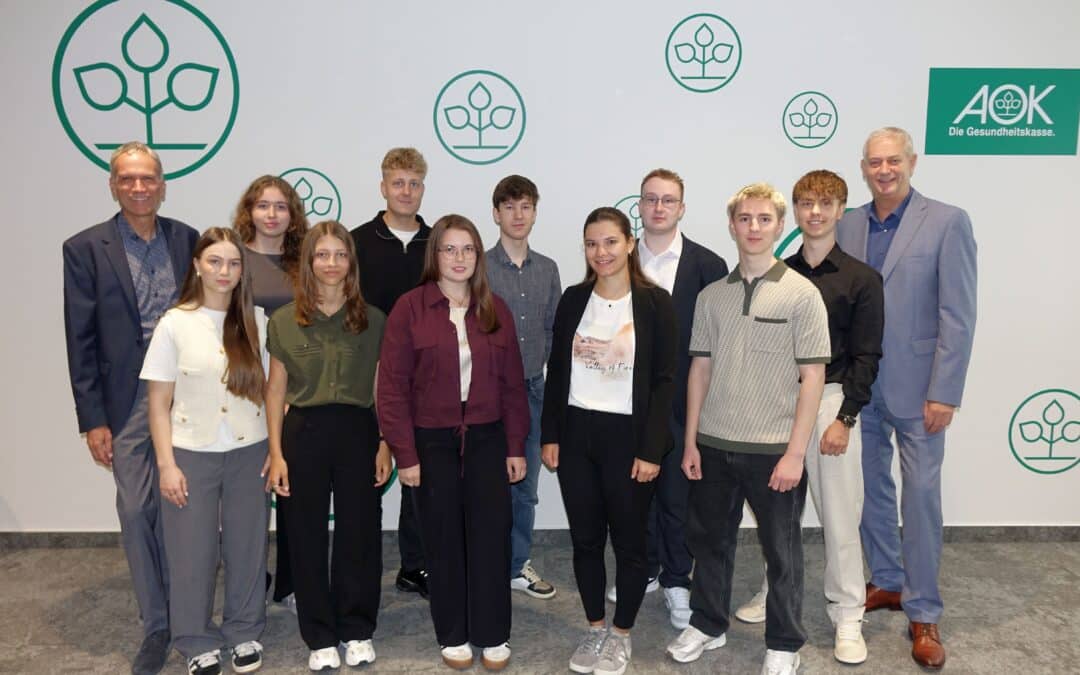 AOK Schweinfurt begrüßt neue Auszubildende