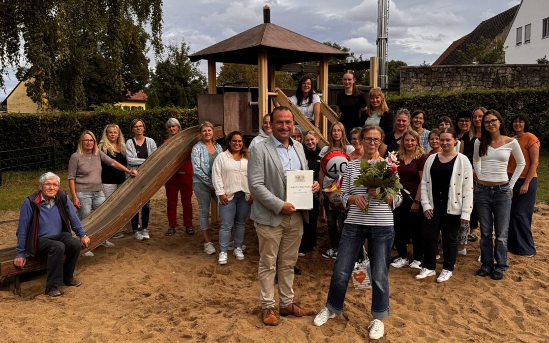 Ein ganz besonderes Jubiläum: Gundi Katzenberger, 40 Jahre im Dienst der Kinder