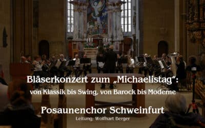 Festlich bis fetzig: Bläserklänge in der St.-Johannis-Kirche Schweinfurt zum Michaelistag