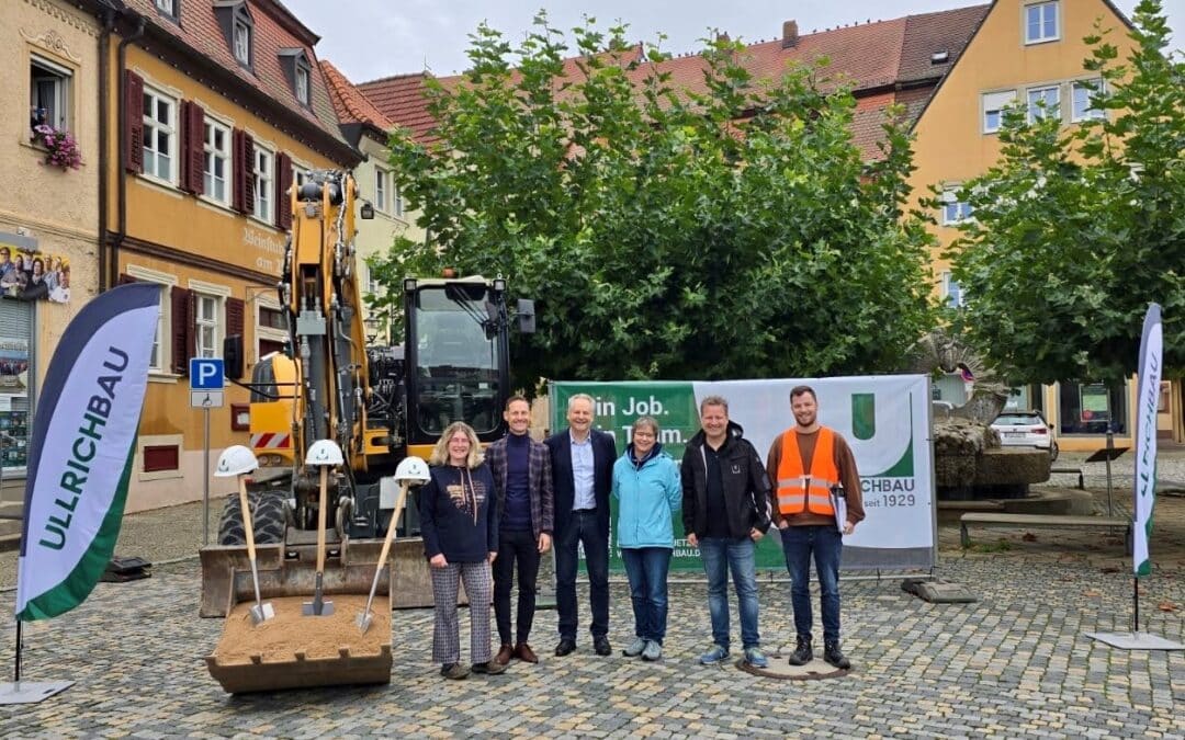 Spatenstich zur Marktplatzsanierung – Baumaßnahmen in der Schulgasse