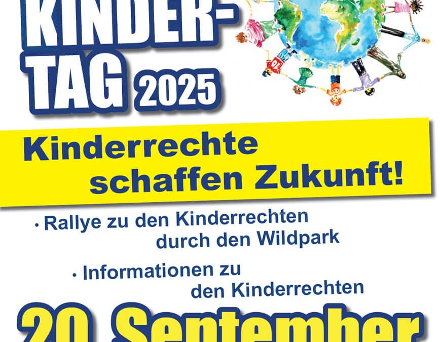 Weltkindertag, eine Rallye zu den Kinderrechten im Wildpark