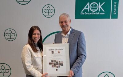 Frank Dünisch feiert 40-jähriges Dienstjubiläum bei der AOK