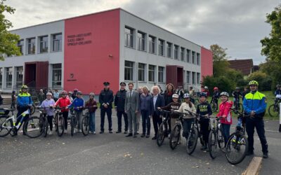 Stadtradeln 2025: Schülerinnen und Schüler mit Radaktionstag am Gymnasium Gerolzhofen