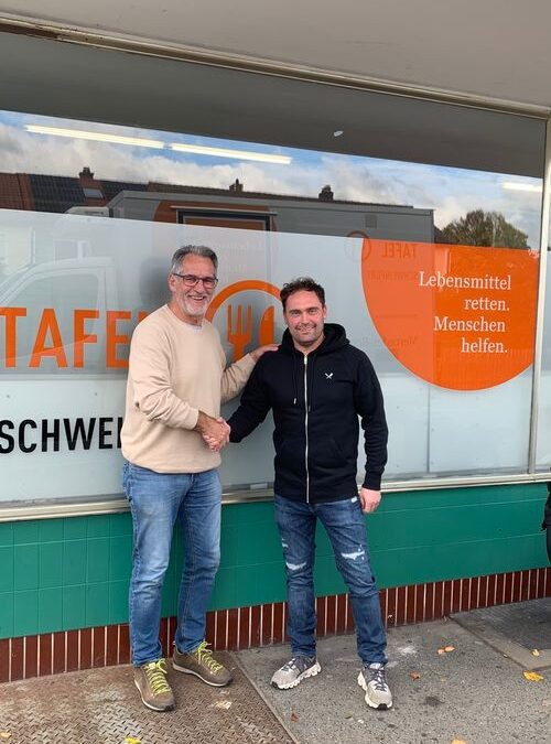 1.000 € Geburtstagsspende an die Tafel Schweinfurt e. V.