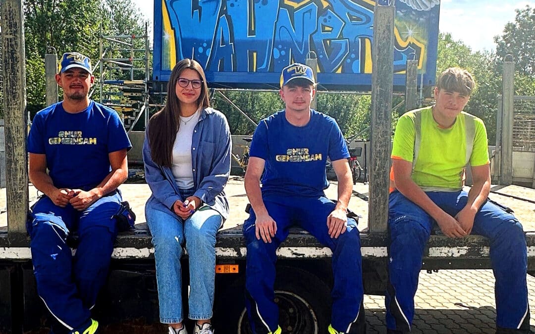 Junge „Helden“: drei neue Azubis und eine Auszubildende auf der Zielgeraden bei Wahner in Sulzfeld