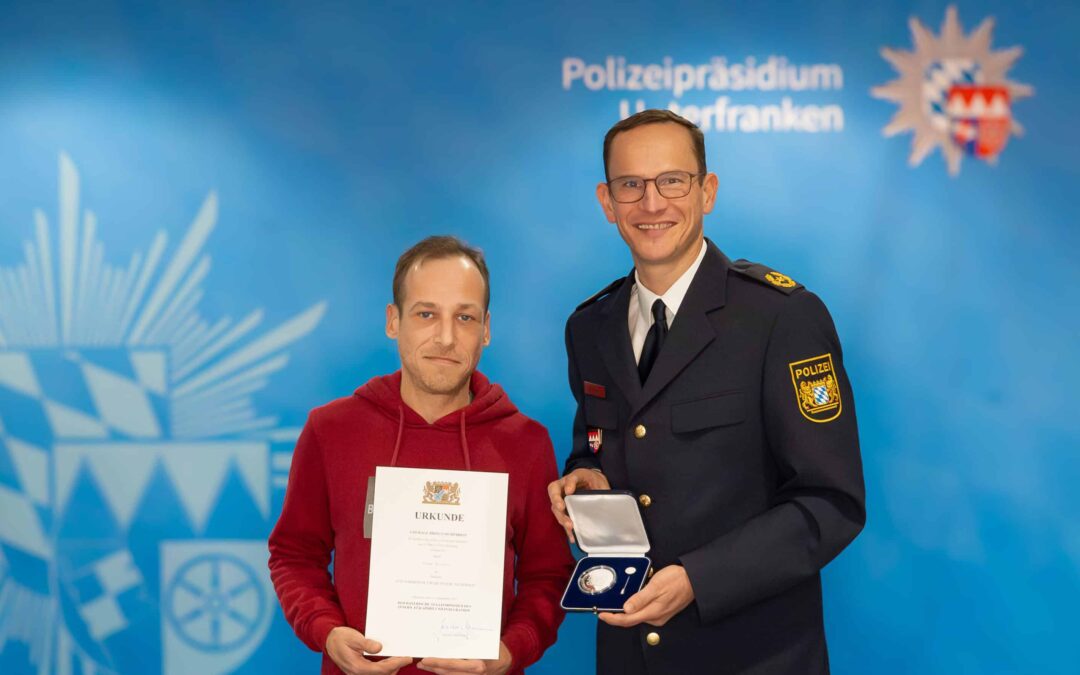 Courage-Medaille 2025 – Drei Männer für ihre Zivilcourage geehrt