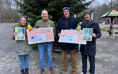 Wirtschaftsjunioren Schweinfurt übergeben Spende an Wildpark und Wildparkfreunde
