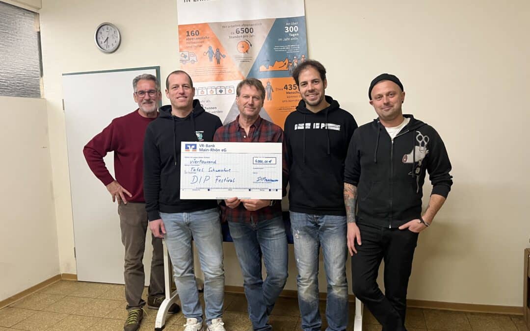 DIP- Punk-Festival Mühlhausen spendet 4.000 € an die Tafel