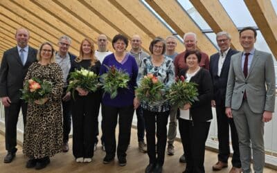 Ehrung von langjährigen Mitarbeiterinnen und Mitarbeitern des Landratsamts