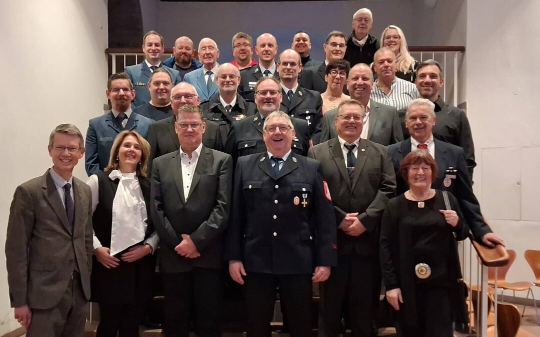 Ehrung langjähriger Einsatzkräfte