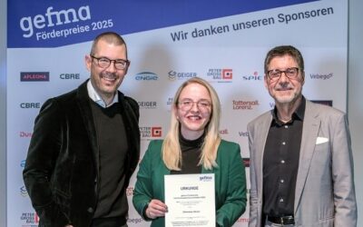 THWS-Masterabsolventin Christina Ullrich erhält gefma-Sonderpreis