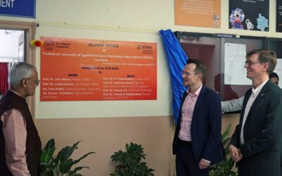 Feierliche Eröffnung des ersten indischen „THWS Alumni Office“ am RVCE Campus in Bengaluru