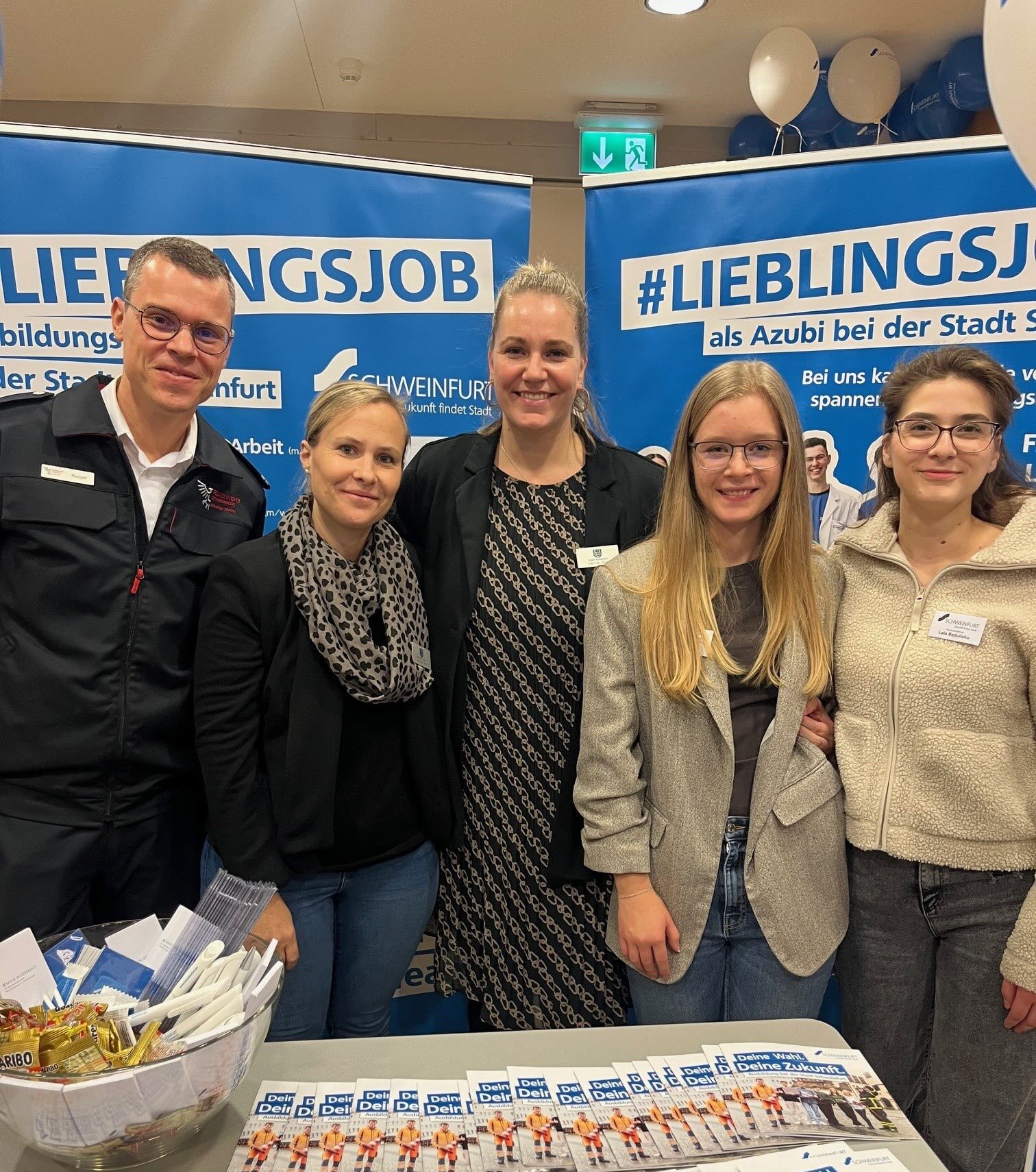Stadt Schweinfurt prasentiert sich auf Ausbildungsmesse
