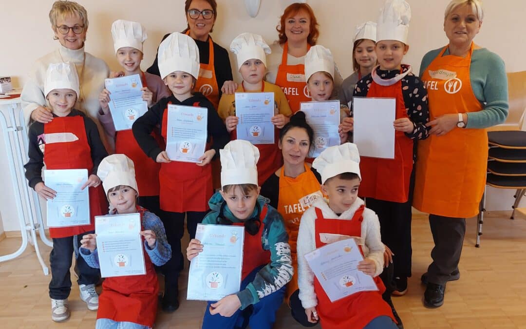 Tafel Schweinfurt und SkF kochen gemeinsam mit Kindern