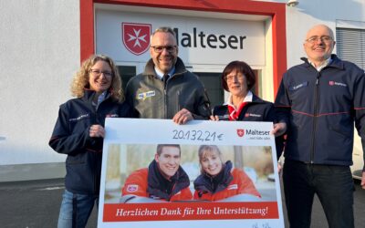 Symbolische Scheckübergabe krönt „Swinging Christmas“