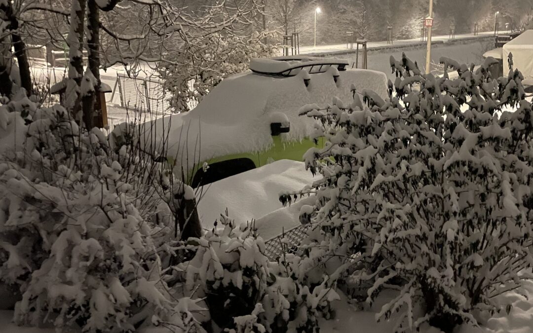 Schweinfurt eingeschneit